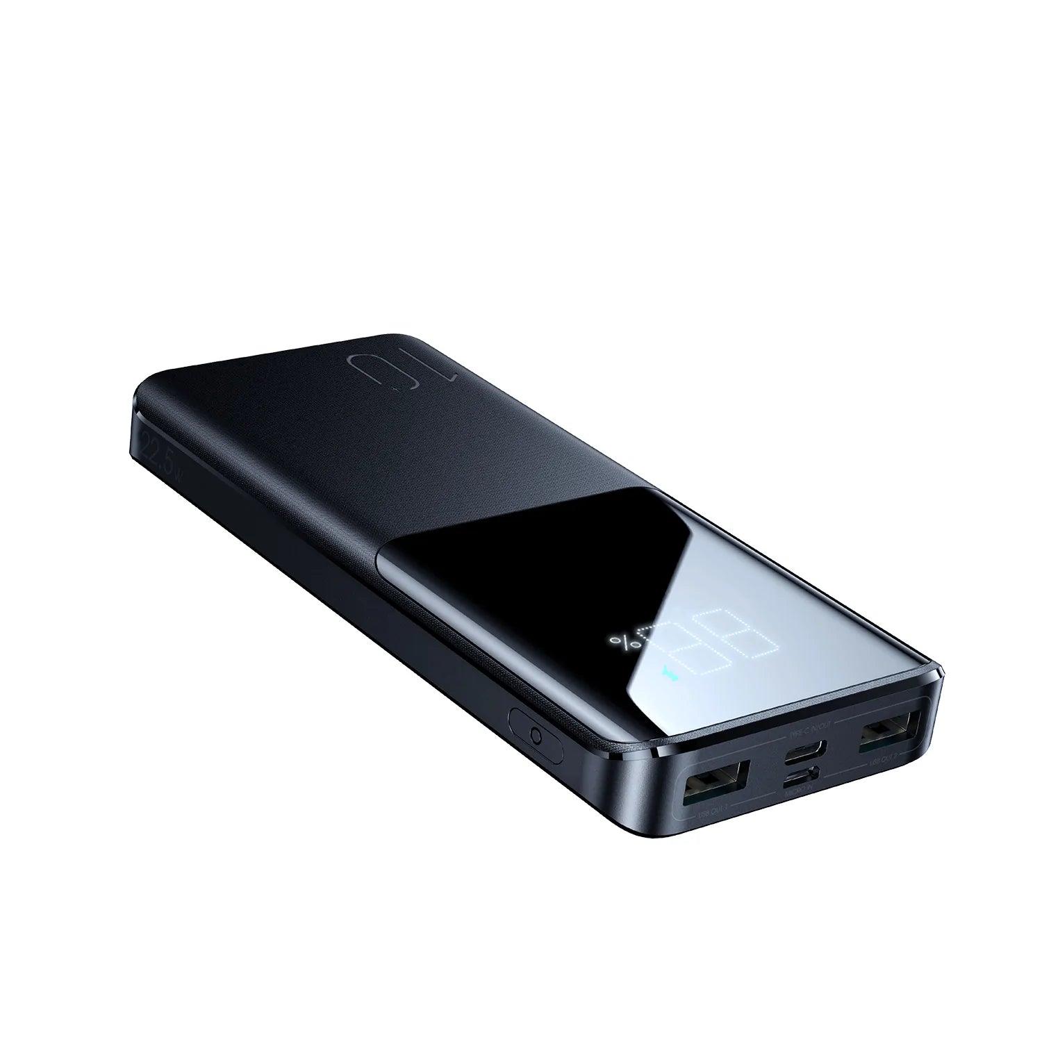 JOYROOM 10000mAh 22.5W Portable Power Bank Fast and Reliable - Black