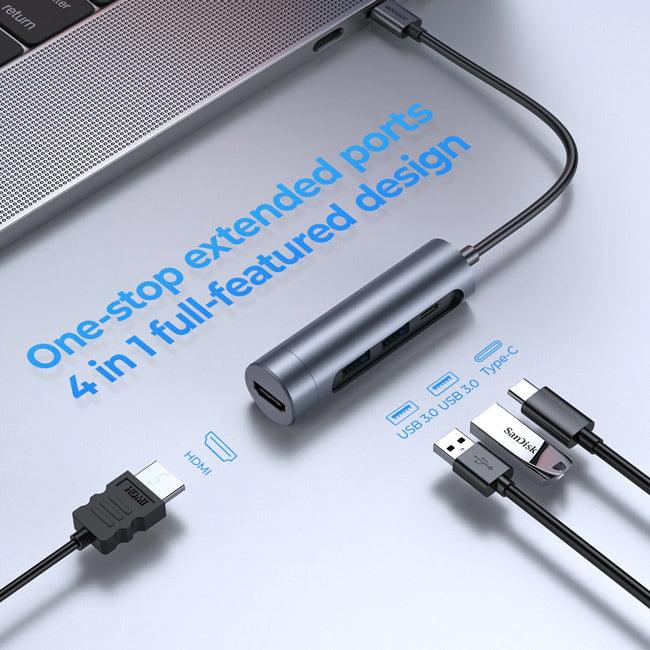 JOYROOM 4 in 1 Concealed Docking Station Fast Charging & Compact Design