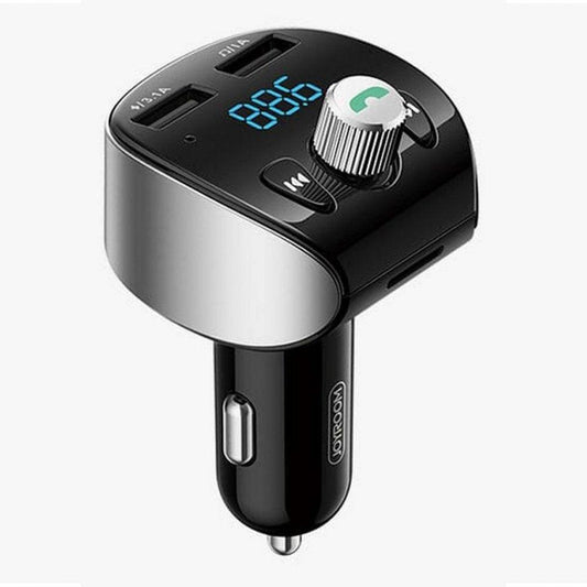 JOYROOM Bluetooth MP3 Car Charger with QC3.0 Fast Charge - Black