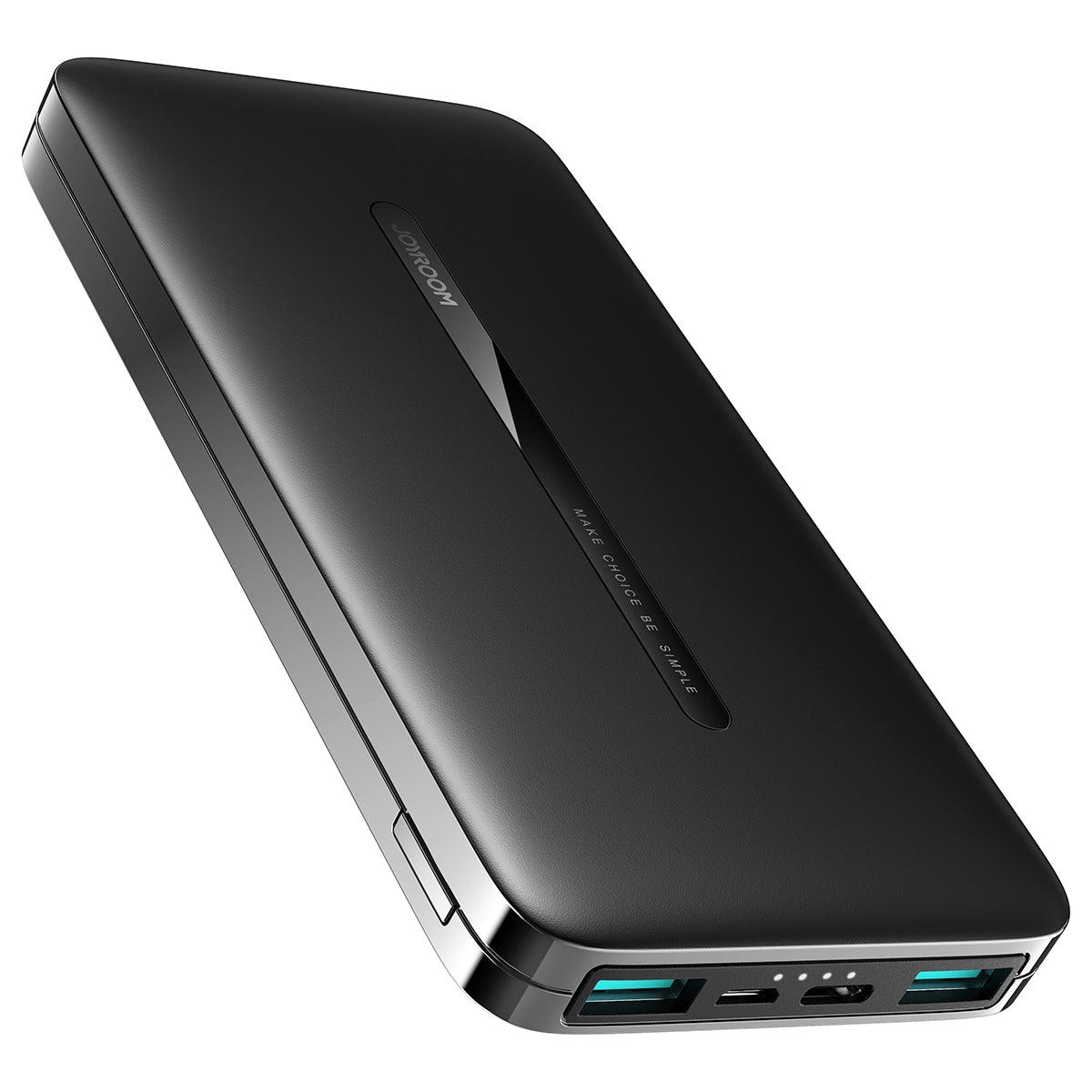 JOYROOM Dual USB Power Bank 10000mAh Fast Charging - Black