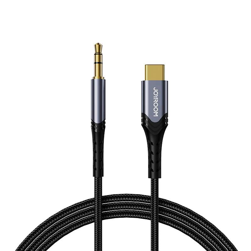 JOYROOM Hi fi Audio Cable 1M Type C to 3.5MM - Black JOYROOM Hi fi Audio Cable 1M Type C to 3.5MM - Black