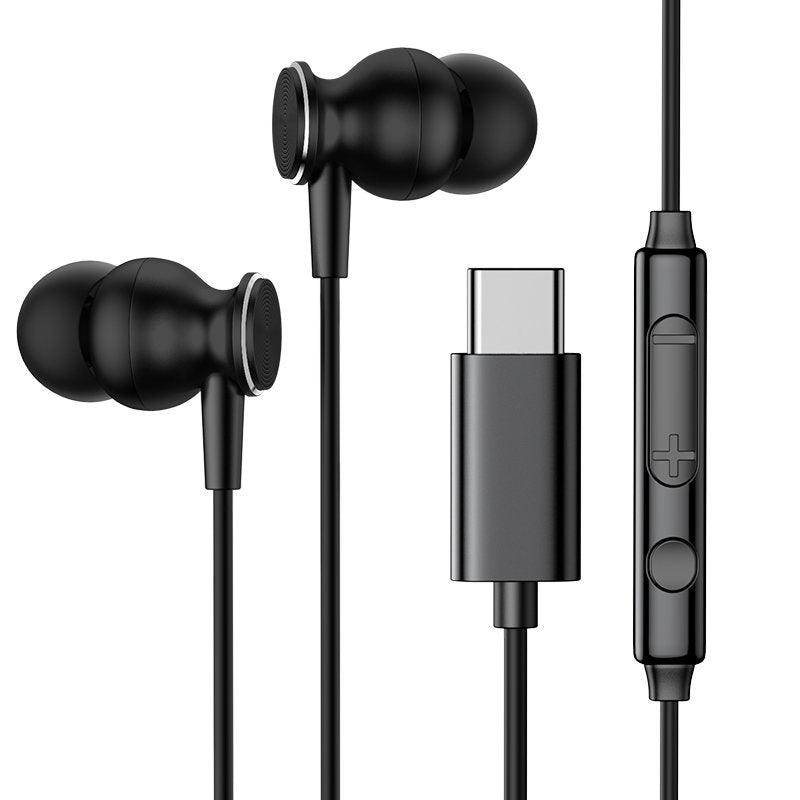 JOYROOM JR EC04 Type C Wired Earphones Surround Sound - Black