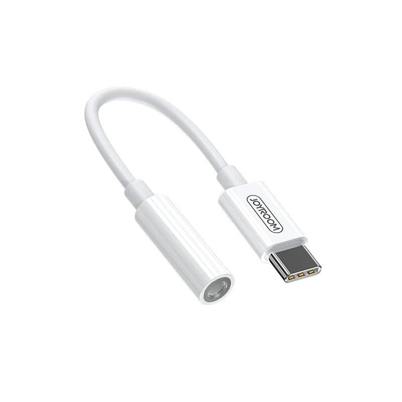 JOYROOM Type C USB C to 3.5mm Audio Adapter High Quality - White