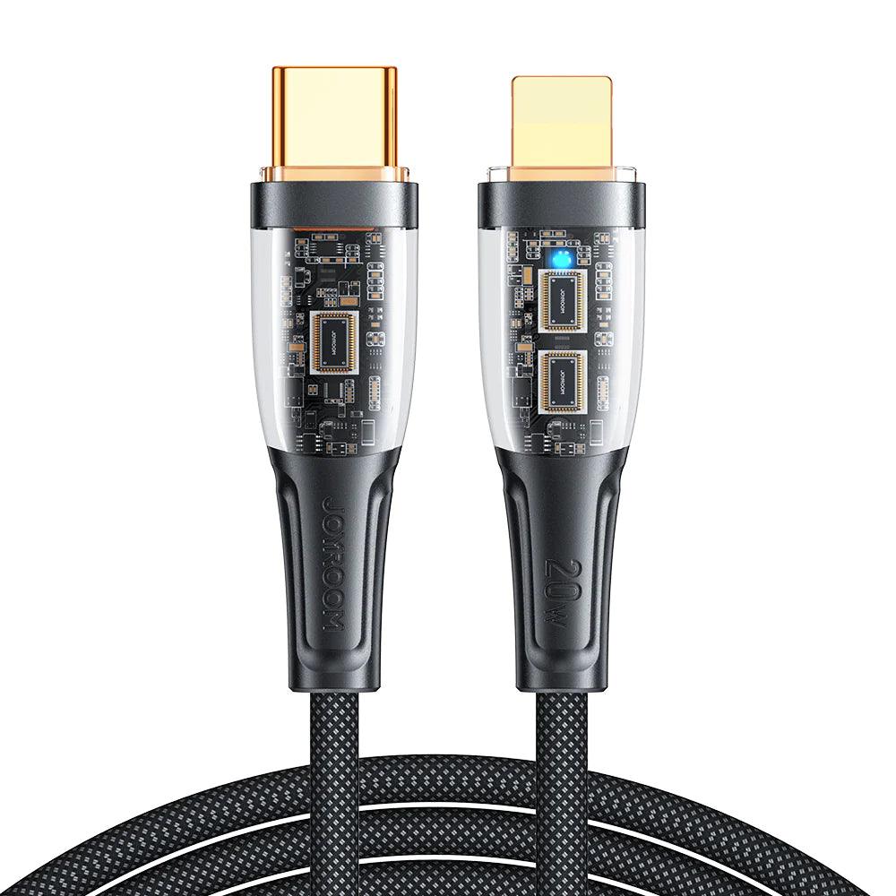 JOYROOM Type C to Lightning 20W Charging Cable 1.2m - Black