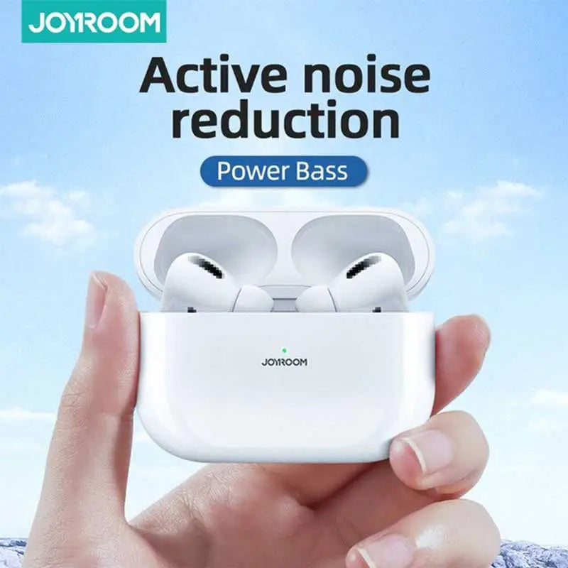 Joyroom JR-T03S Pro Tws Bluetooth Noise Cancelling Technology Earphones With Microphone - White - JoCell جوسيل