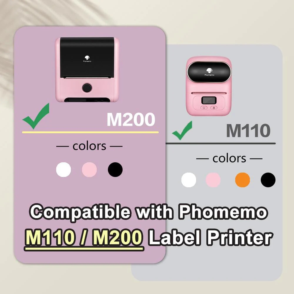 Phomemo 50 X 30mm Square White label For M110
