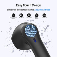MPOW MX1 Wireless Earbuds, black