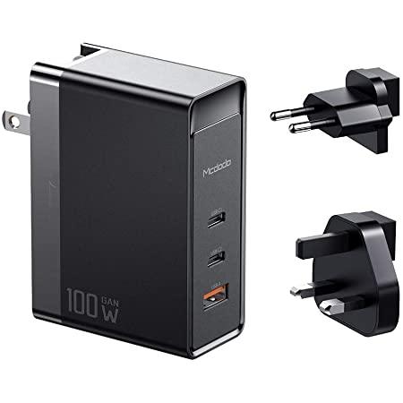 Mcdodo 3 Port 100W Charger Fast & Convenient Charging - Black