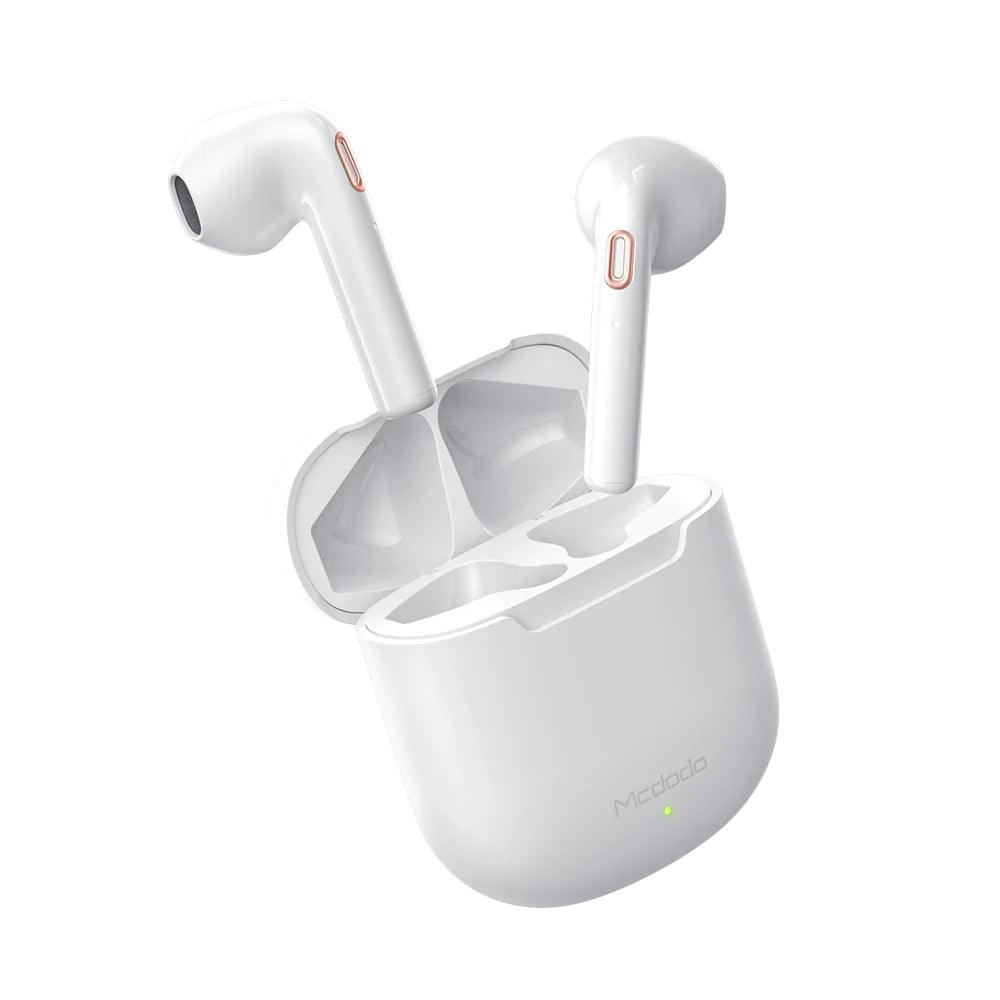 Mcdodo Dynamic TWS Earphones  Superior Sound & Comfort White