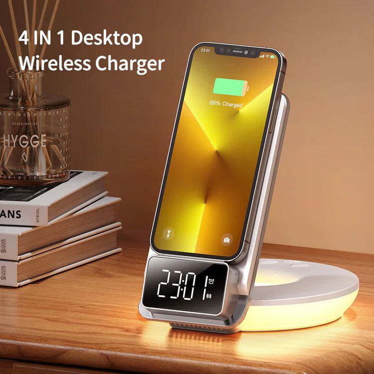Mcdodo Mg Series Desktop Wireless Charger Multifunctional - White Mcdodo Mg Series Desktop Wireless Charger Multifunctional - White