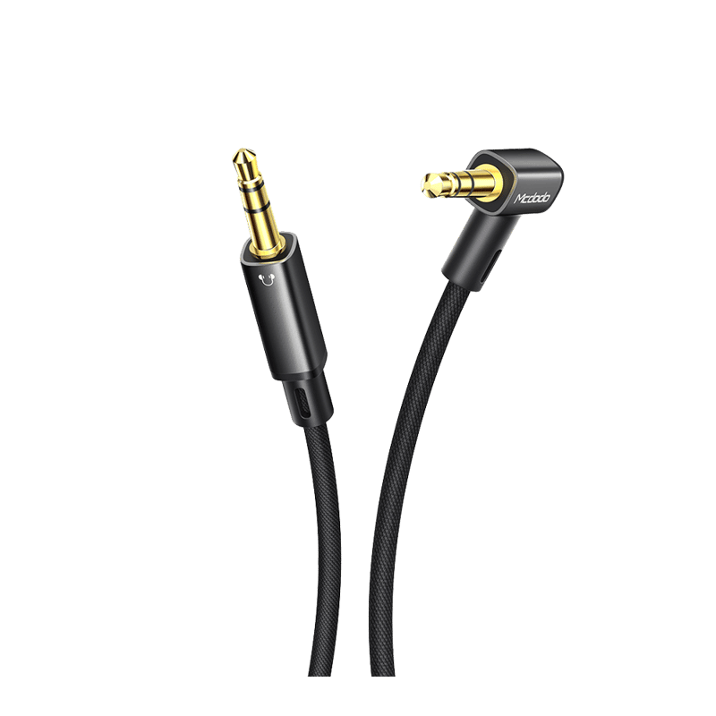 Mcdodo Right Angle Audio Cable 1.2M Premium Design - Black