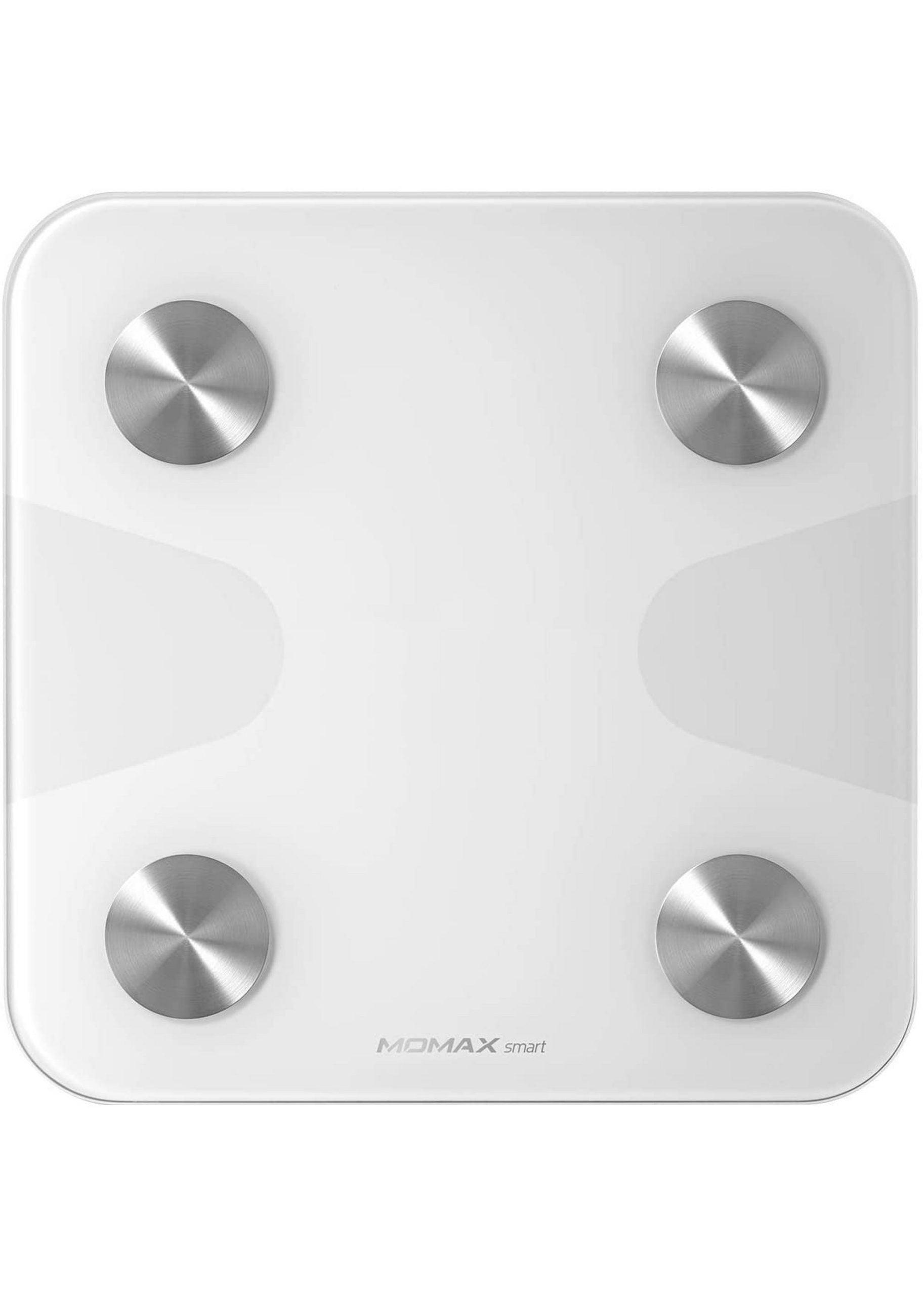 Momax Lite Tracker Smart Scale Accurate Body Measurements - White