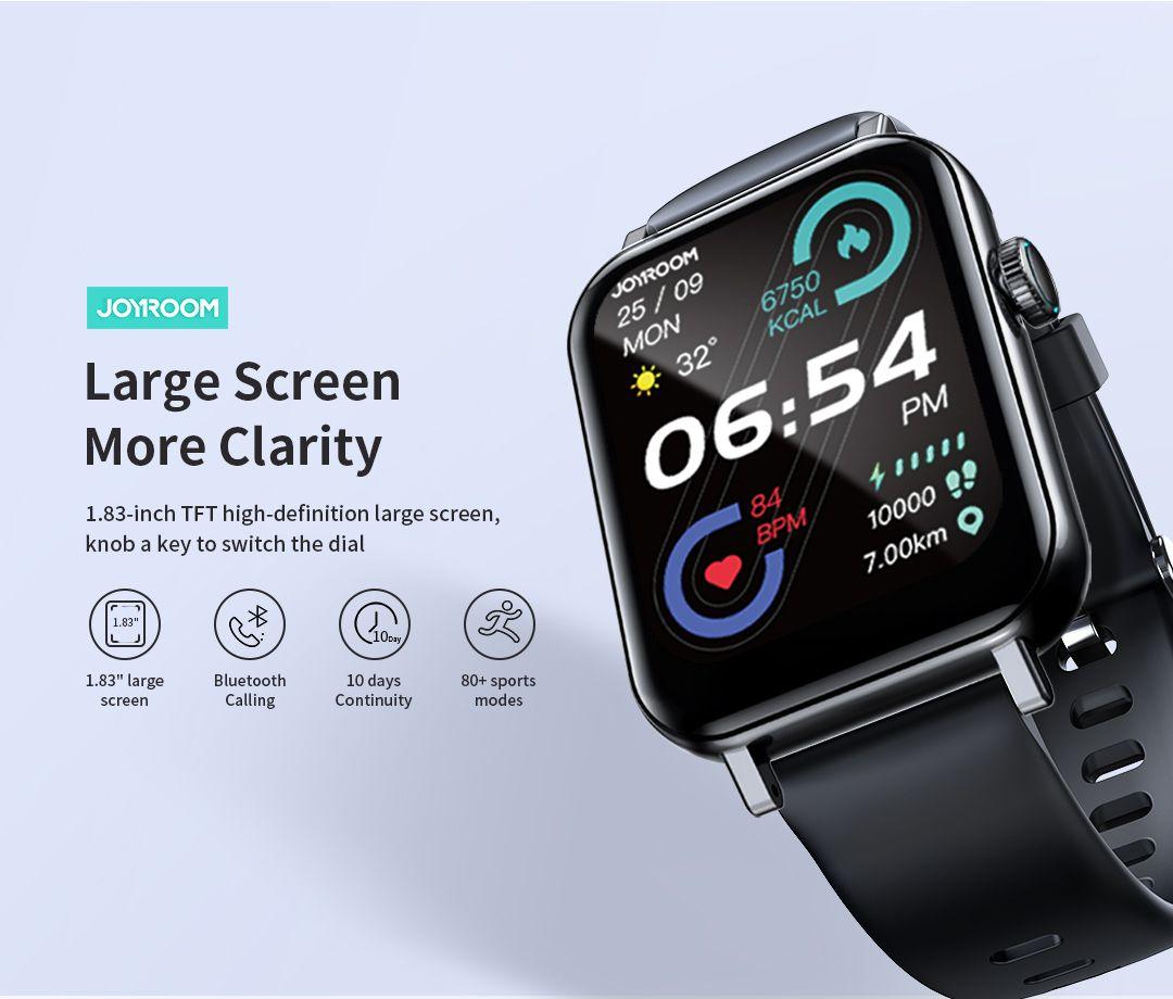 JOYROOM Fit Life Smart Watch Call & Stay Connected Easily JOYROOM Fit Life Smart Watch Call & Stay Connected Easily