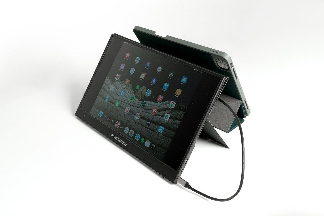 Powerology Ultra-Slim Full HD Portable Monitor 15.6 - Black
