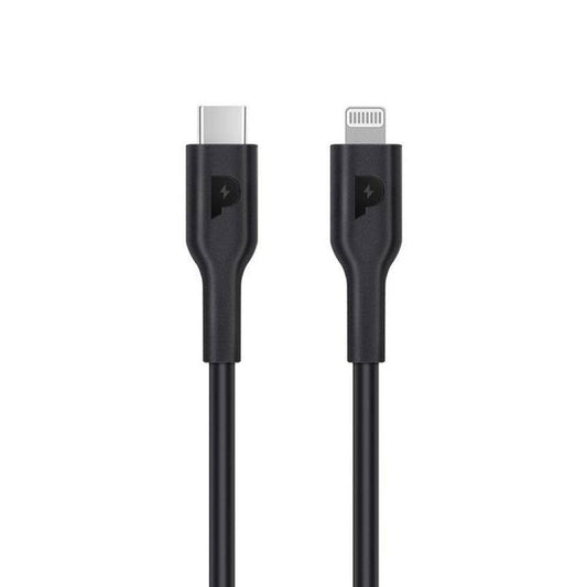 Powerology Mfi Cable Type-C to Lightning 20W 1.2M - Black
