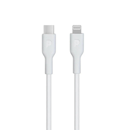 Powerology Mfi Cable Type-C to Lightning 20W 1.2M - White