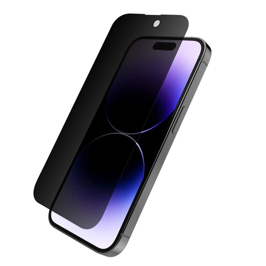 واقي شاشة شفاف / زجاج مقوى للخصوصية لهاتف iPhone