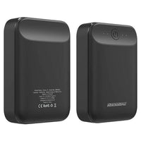 RockRose Ebony 10 Portable 10000mAh Compact Power Bank - Black