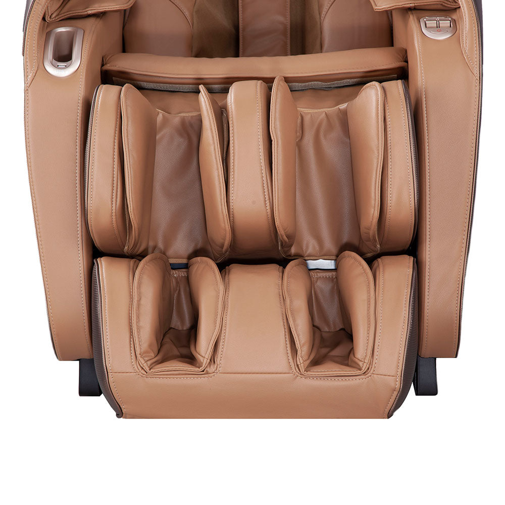 ARES uInfinity Massage Chair with Voice Control Feature (Brown / Gold)