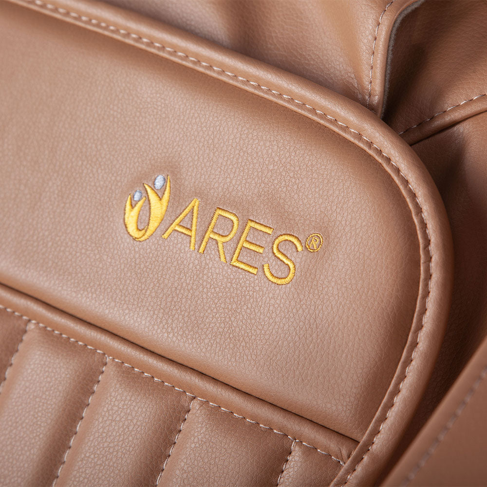 ARES uInfinity Massage Chair with Voice Control Feature (Brown / Gold)