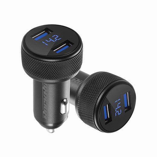 Rockrose Ranger Q2 Car Charger 36W Dual Port Fast Charging - Black