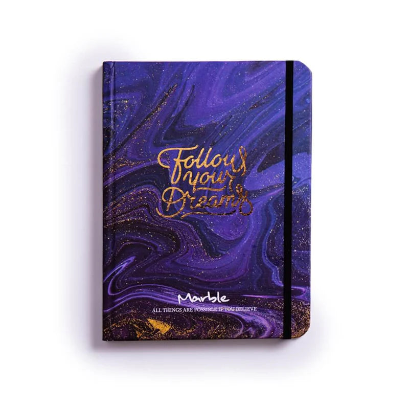 Marble Luxury Notebook Purple