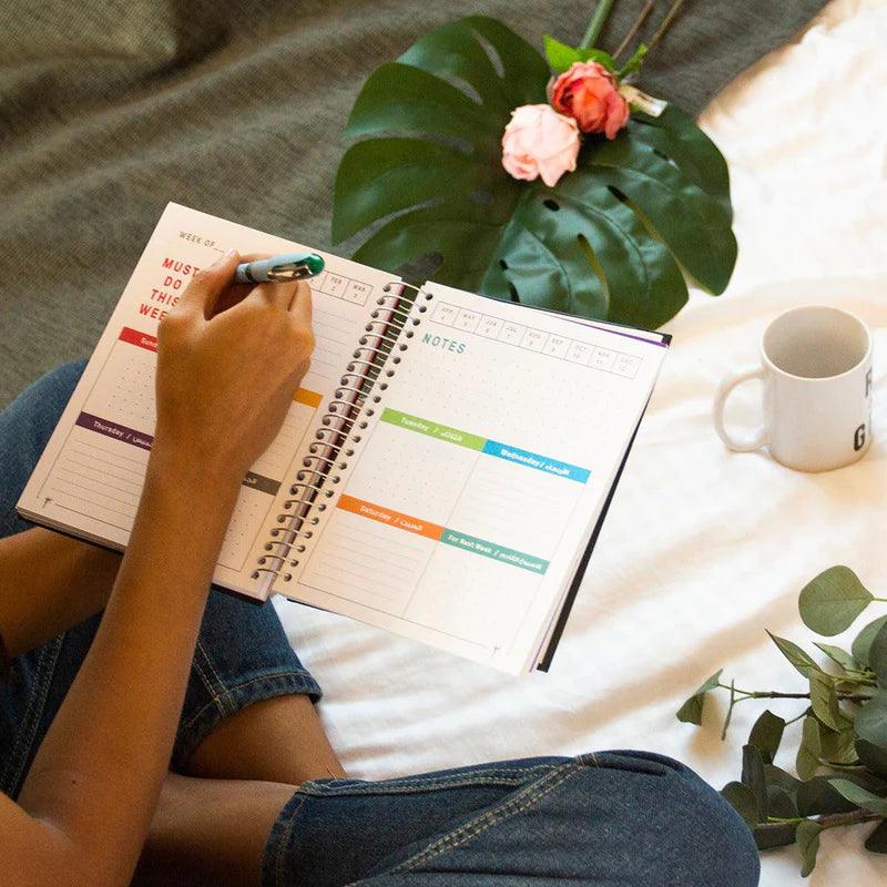 AnyYear Planner Wire (Black & Gold)