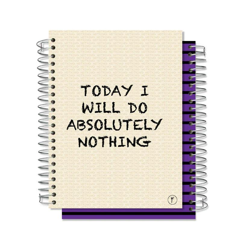 دفتر ملاحظات Absolutely Nothing - مقاس A5 (سلك)