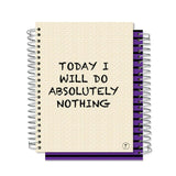 Absolutely Nothing Notebook- A5 Size (Wire)