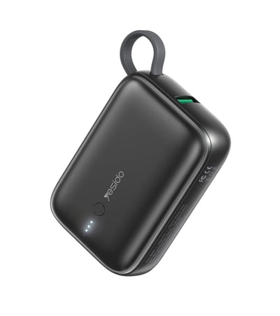 باور بانك YESIDO 10000 مللي أمبير في الساعة Super Mini PD-Dual Way 22.5W Type-C – YP18
