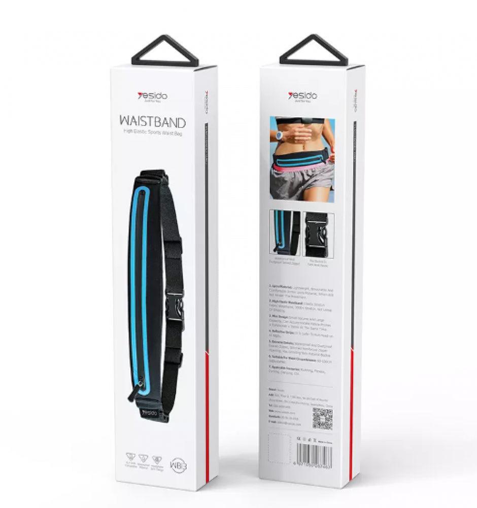 حزام الجري من يسيدو خفيف الوزن ومريح - أسود