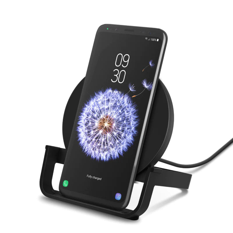 Belkin - 10W Wireless Charging Stand, Quick Charge 3.0 wall Charger is included, EU Plug