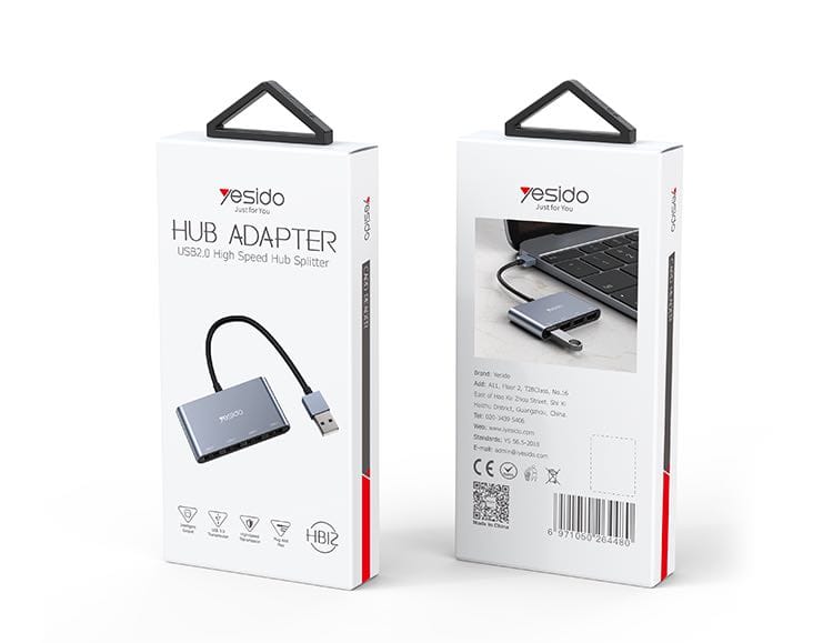 HUB Adapter USB2.0 high Speed Splitter HB12 Yesido