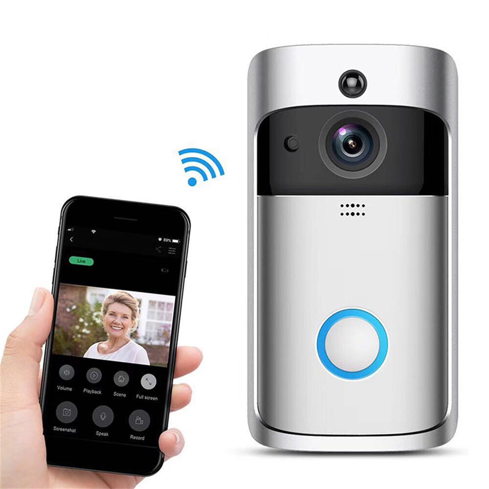 Wi-Fi Doorbell V5 Smart Camera 720p Video Intercom Wireless Doorbell