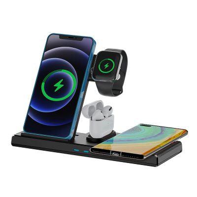 YESIDO DS13 Foldable Wireless Charger 4 in 1 Fast Charging 