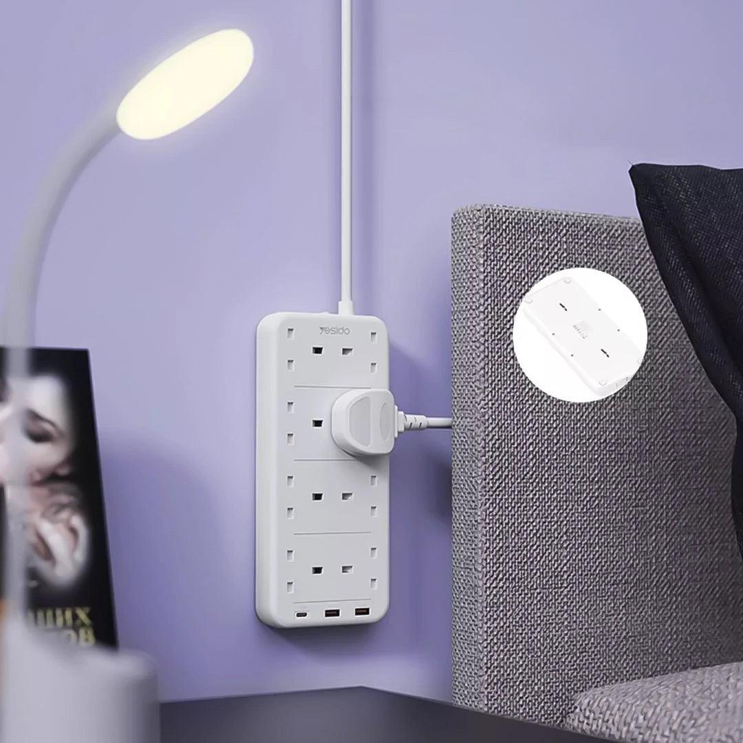YESIDO MC 16 Power Socket 3250W PD & QC Fast Charging 