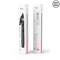 YESIDO SF13 Selfie Stick with Bluetooth Remote & 360° Rotation - Black