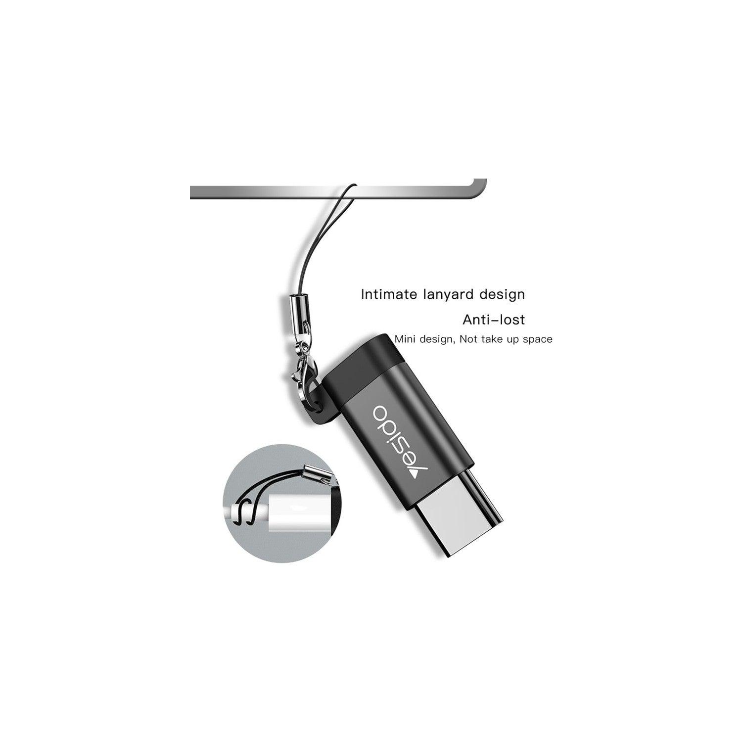 Yesido GS04 Compact Micro to Type C OTG Adapter 