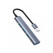 Yesido HB18 Multi-Port Hub Adapter with High Performance - Gray