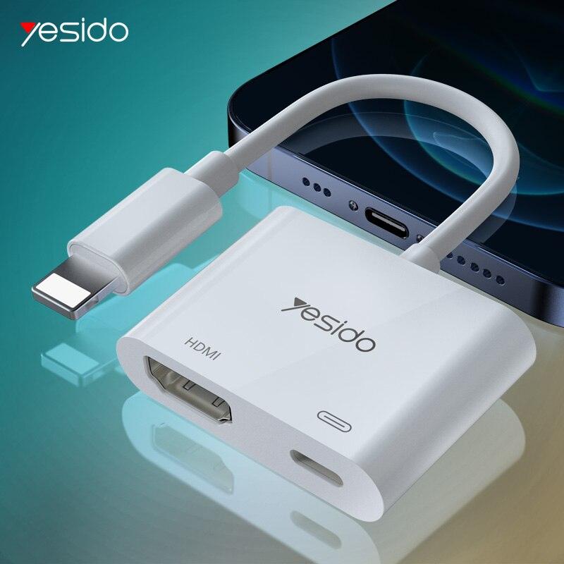 Yesido HM06 Lightning to HDMI Adapter for iPhone - White Yesido HM06 Lightning to HDMI Adapter for iPhone - White