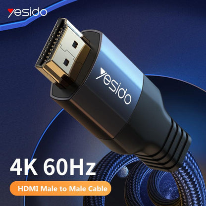 Yesido HM08 HDMI Cable 4K Ultra HD 2M Nylon Braided 