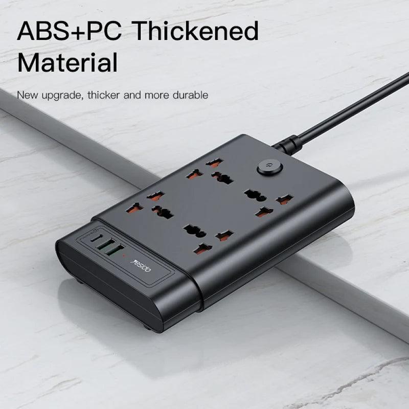 Yesido MC11 Power Socket 7 Ports 2650W & Fast Charging 
