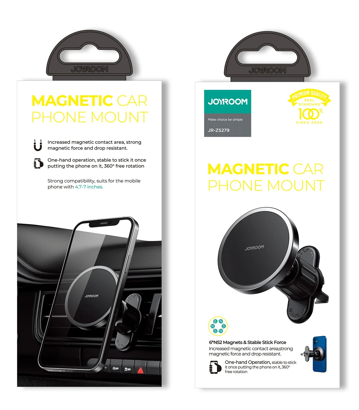 Joyroom Magnetic car phone mount Table & air vent Car Holder