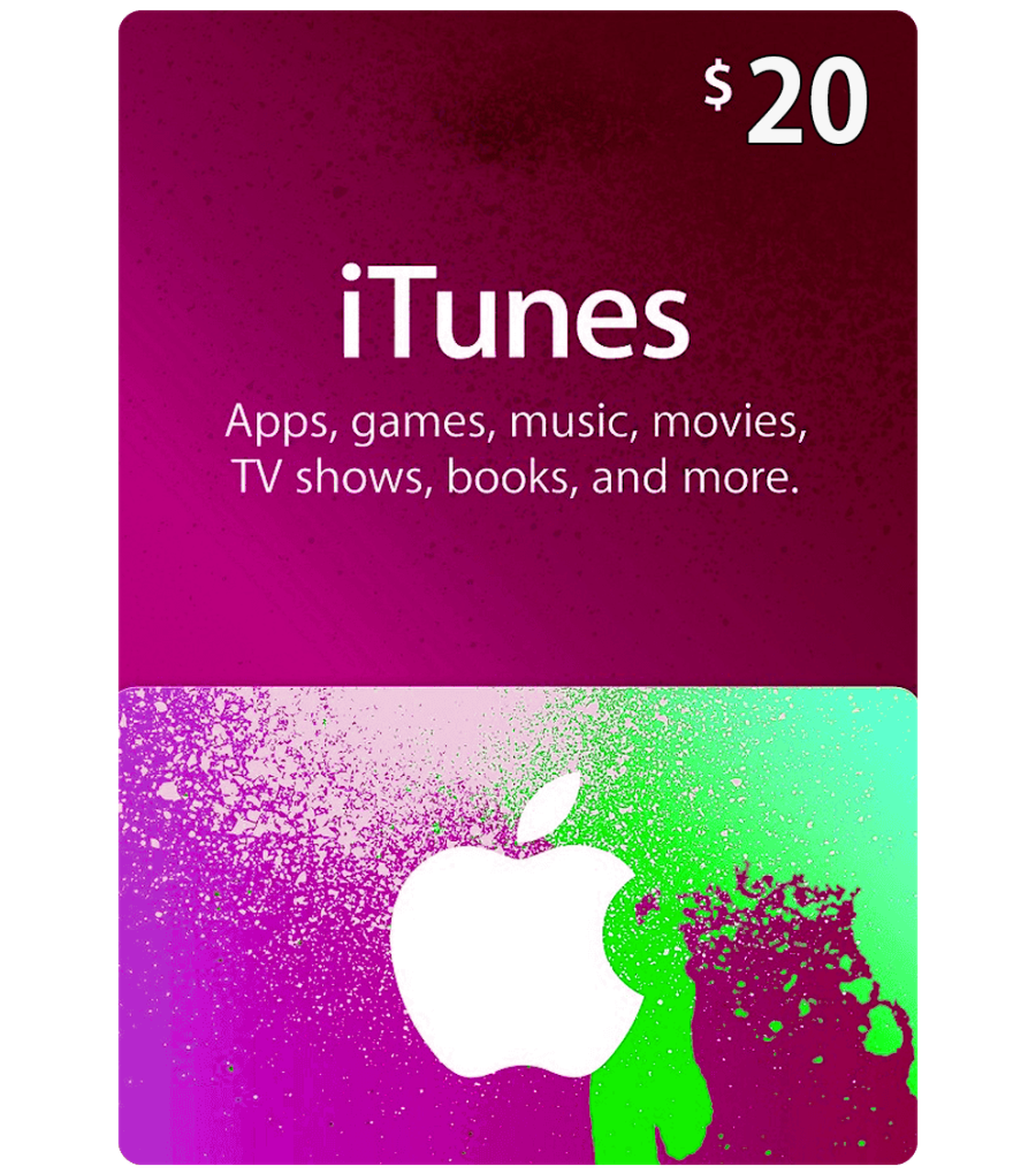 Itunes digital Gift Card 20$ USA Itunes digital Gift Card 20$ USA
