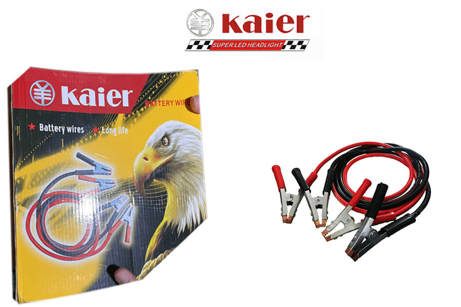 كابلات معززة لبدء تشغيل السيارة بطول 2 متر من KAIER KOREA كابلات معززة لبدء تشغيل السيارة بطول 2 متر من KAIER KOREA