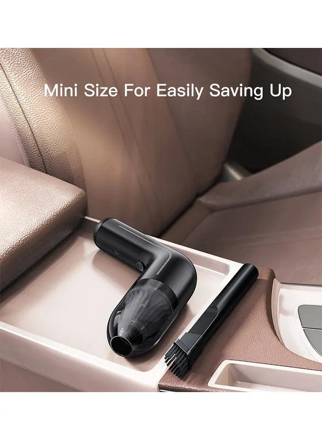 مكنسة كهربائية محمولة من يسيدو 5000 مللي أمبير خفيفة الوزن وقوية - أسود