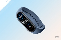 حزام Mi Smart Band 6 (عبوة من 3 قطع) (أسود، برتقالي، أزرق) 