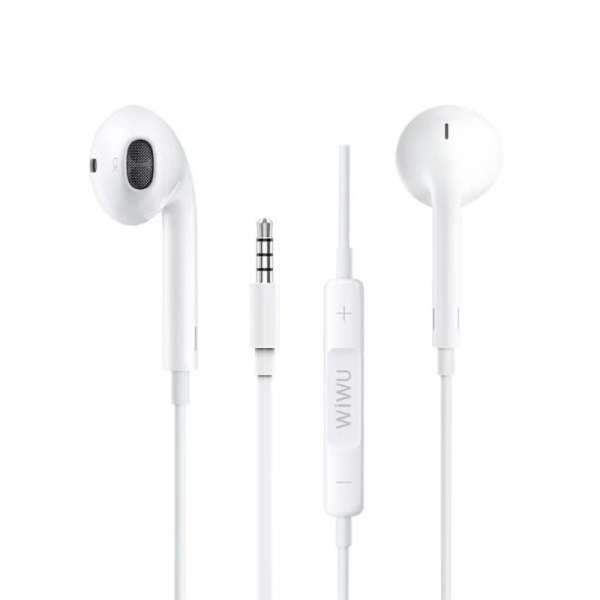 Wiwu EB101 Universal 3.5mm Earbuds - white