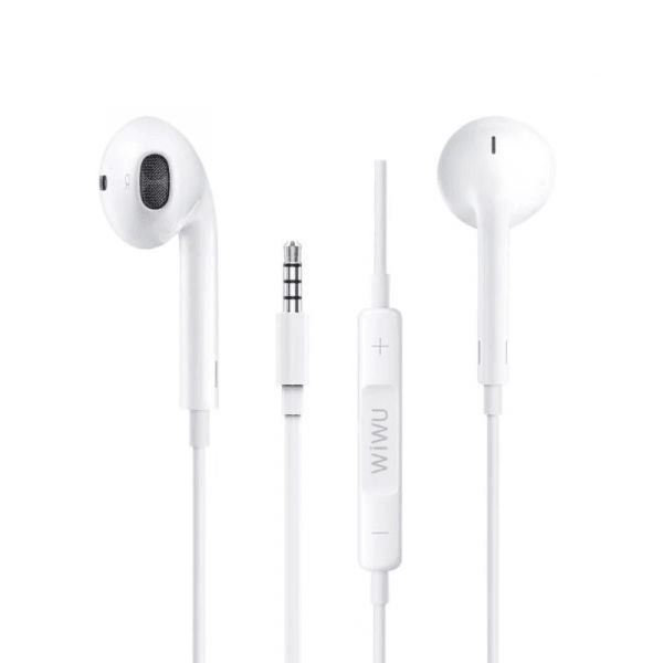 WIWU Universal 3.5mm Earbuds - White WIWU Universal 3.5mm Earbuds - White