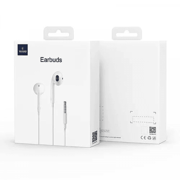 WIWU Universal 3.5mm Earbuds - White WIWU Universal 3.5mm Earbuds - White